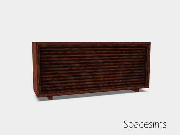 Sims 3 — Spectrum dining room - Sideboard by spacesims — A modern sideboard with many drawers.