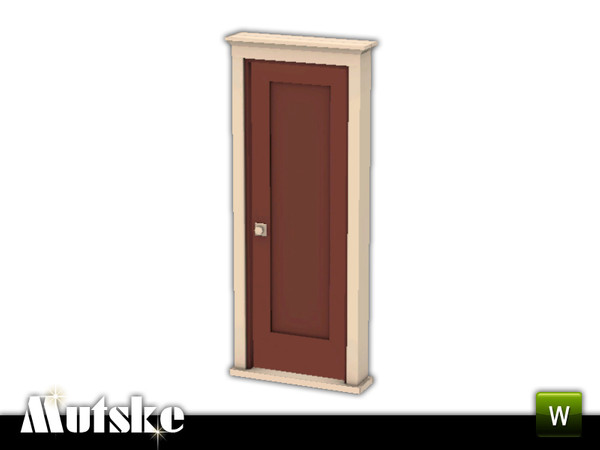 Sims 3 — Queen Anne Door Privat Single 2x1 by Mutske — The Queen Anne style emerged within the Victorian period between