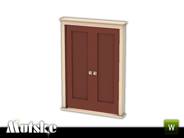 Sims 3 — Queen Anne Door Privat 2x1 by Mutske — The Queen Anne style emerged within the Victorian period between 1880 and