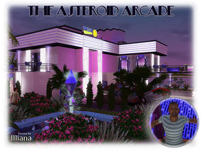 Sims 3 — The Asteroid - Arcade by Illiana — Build up your nerd cred while kicking sim tuckus on the latest game right