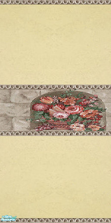 Sims 2 — Wall - Wheat by Sheera — Part of my Flowers walls and floors set, hope you'll like it. Enjoy! ! !