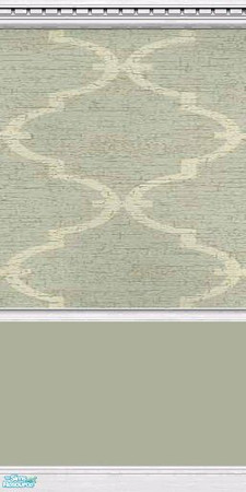 Sims 2 — Sage Wall by jab1955 — Sage tones with inlay