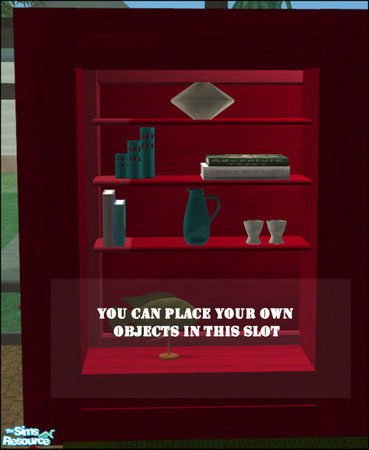 Sims 2 — Georgio TV Room Wallunitb  by Elize-37sims — Both wall units have invisible shelves at the bottom for you to