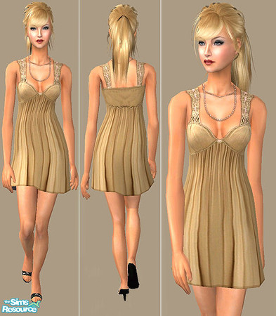 Sims 2 — Lively - Bronze & pearls by confide — Don't forget to download the mesh from the link below.