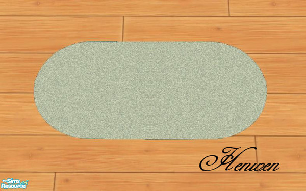Sims 2 — Seasons Colonial Bath Oval Blue by Henwen — As a request. I added matching rugs to my Seasons Colonial Tub and