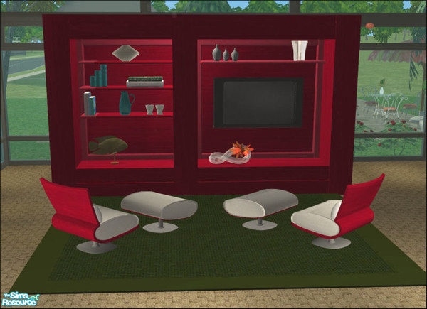 Sims 2 — Georgio TV Room recolor 3 by Elize-37sims — Recolor 3 of the Georgio TV Room