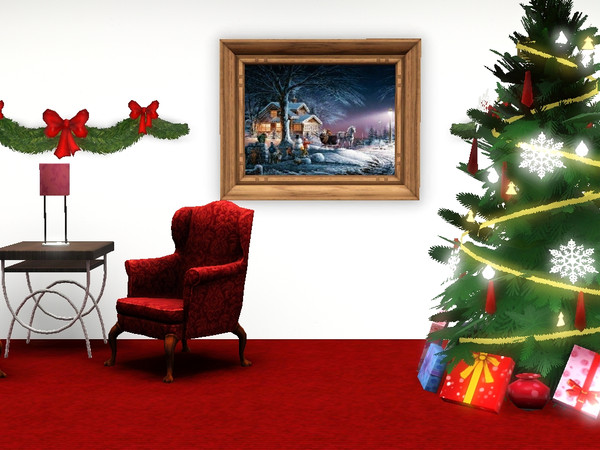 Sims 3 — Winter Painting by Ayrissa — Decorate your Sim's home with this beautiful winter painting, and bring the beauty