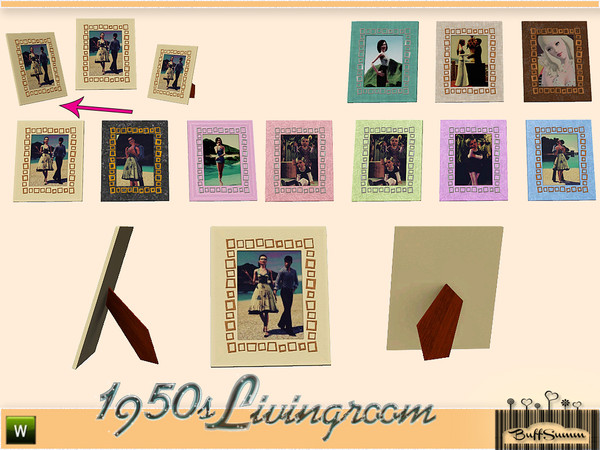 Sims 3 — 1950s Livingroom Pictureframe A2 by BuffSumm — Part of the *1950s Livingroom* ***TSRAA***