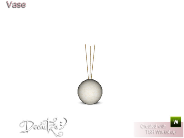 Sims 3 — Study Room Furniture Decor Vase by deeiutza — By deeiutza @TSR