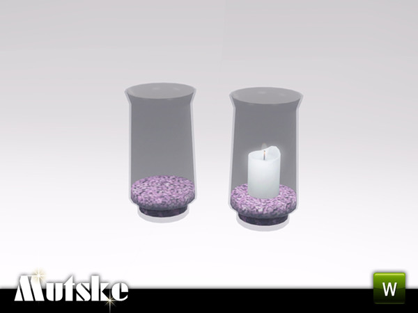 Sims 3 — Canton CandleHolder by Mutske — This candle holder is part of the Canton Living. It has 2 extra slots, 1 for the