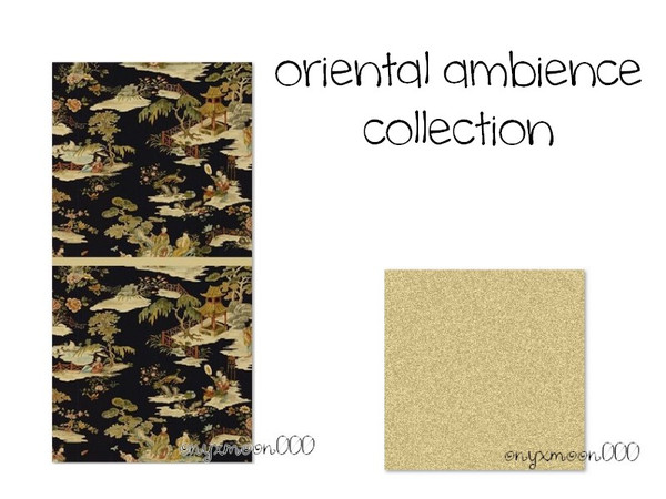 Sims 2 — Oriental Ambience Collection by Onyxmoon0002 — A beautiful and neutral set with the ambience of the far east. 