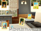 Sims 3 — Simpler Frame in 3 Themes by Memory_Sonate — My little set for your home decor, table frames in 3 themes: Xmas,