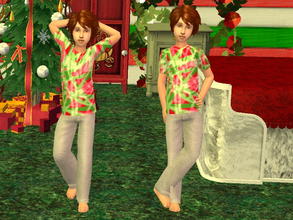 Sims 2 — Xmas Set 2011/13 - CM PJs by zaligelover2 — PJs for CM