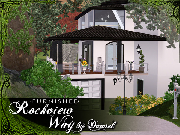 Sims 3 — Rockview Way by Damsel_In_Decease2 — Live on the edge at Rockview Way! Rockview is a generously spaced 3 story