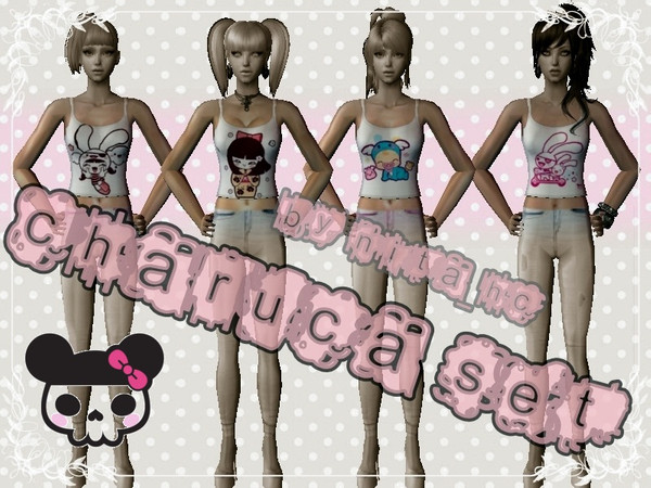 Sims 2 — Charuca set by Nita_hc — -4 Charuca\'s tank top by Nita_hc.