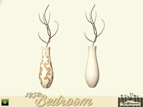 Sims 3 — 1950s Bedroom Vase A by BuffSumm — Part of the *1950s Bedroom* ***TSRAA***