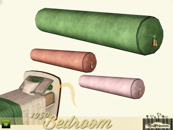 Sims 3 — 1950s Bedroom Pillow SB round by BuffSumm — Part of the *1950s Bedroom* ***TSRAA***