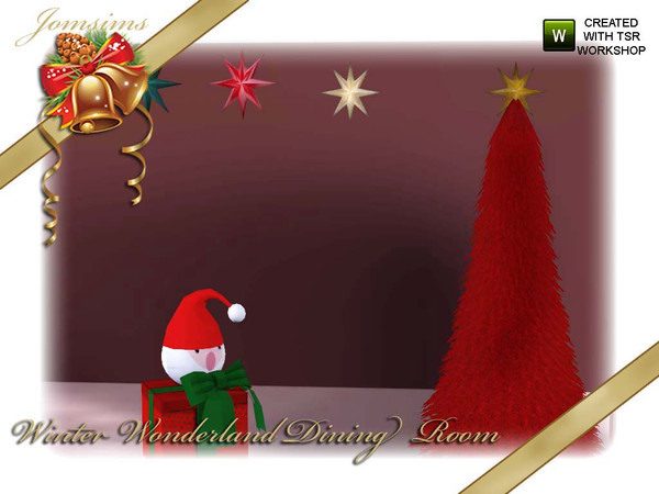 Sims 3 — star for tree winter wonderland by jomsims — star for tree winter wonder