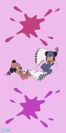 Sims 2 — kid wall 2 by milla184 — a cute wall for your sims kids! :)