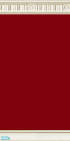 Sims 2 — Damask Plain Red by TheMistress666 — Continuing my series of Rich patterns and deep coloured Damask Walls