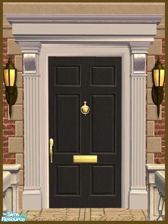 Sims 2 — Cornice Pediment Recolor - White by phoenix_phaerie — A simple white recolor of the Pedimentary, My Dear!