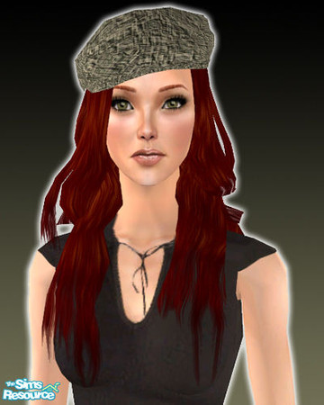 Sims 2 — Hairset 11 - Red by Technomicky — You need to work the Mesh from Helga86 at TSR! Enjoy!