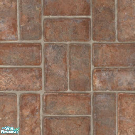 Sims 2 — Simcredible brick floor by manubeas_506 — Perfect for mexican style houses.