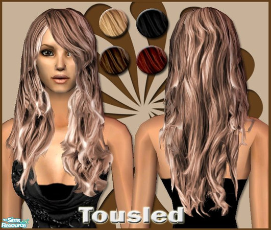 Sims 2 — Tousled Hair Set by nikisatez05 —  