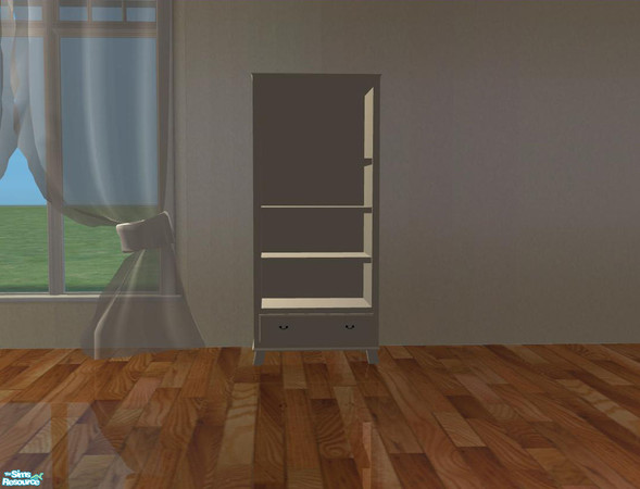 Sims 2 — Nurcery&Kids - recolor cream - Bookcase by ShinoKCR — 