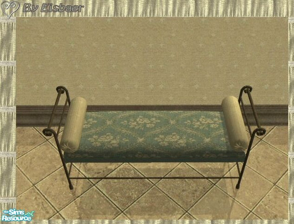 Sims 2 — Anne\'s Romanza Bedroom TC53 - Bench by Eisbaerbonzo — Without this kind of romantic bench something seems to