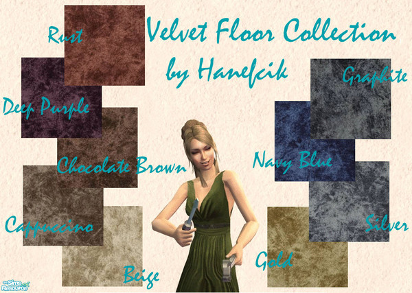 Sims 2 — Velvet Floor - Tiles Collection by Hanefcik — Does Your Sim dream of soft, comfortable and distinctive-looking