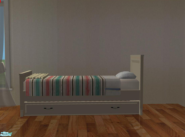 Sims 2 — Nurcery&Kids - recolor cream - Singlebed by ShinoKCR — 