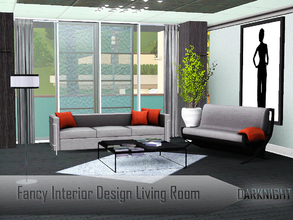 Sims 3 — Fancy Interior Design Living Room by DarkNighTt — Fancy Interior Design Living Room - Set Contains Sofa Loveseaf
