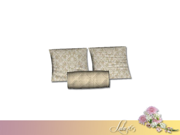 Sims 3 — Ava Bedroom Decor Pillows by Lulu265 — Part of the Ava Bedroom Set Fully CAStable Made by Lulu265 for TSR.