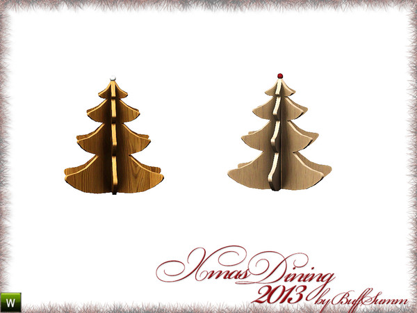 Sims 3 — X-Mas Dining 2013 Dekotree by BuffSumm — HAPPY CHRISTMAS and a wonderfull NEW YEAR!!! Thank you for supporting