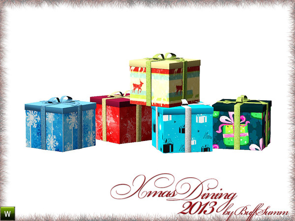 Sims 3 — X-Mas Dining 2013 Giftbox by BuffSumm — HAPPY CHRISTMAS and a wonderfull NEW YEAR!!! Thank you for supporting me