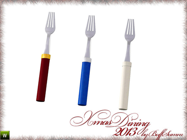 Sims 3 — X-Mas Dining 2013 Fork by BuffSumm — HAPPY CHRISTMAS and a wonderfull NEW YEAR!!! Thank you for supporting me