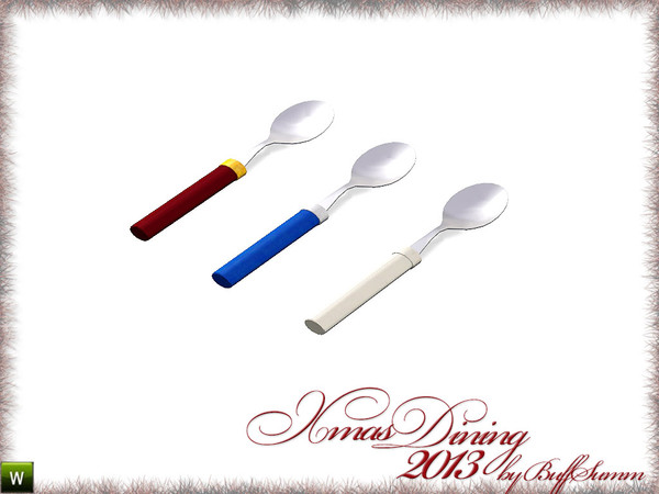 Sims 3 — X-Mas Dining 2013 Spoon by BuffSumm — HAPPY CHRISTMAS and a wonderfull NEW YEAR!!! Thank you for supporting me