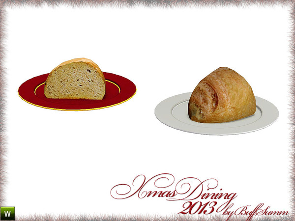 Sims 3 — X-Mas Dining 2013 Plate w Bred by BuffSumm — HAPPY CHRISTMAS and a wonderfull NEW YEAR!!! Thank you for