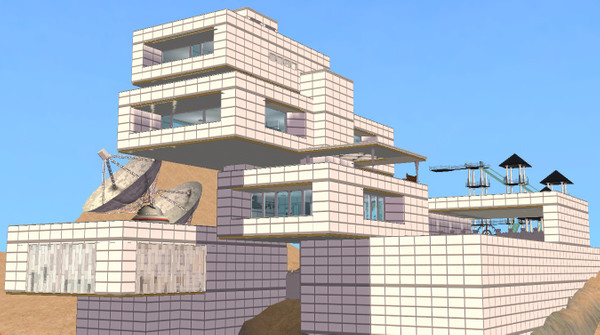 Sims 2 — Futuristic home by RamboRocky90 — I decide to build up another futuristic home