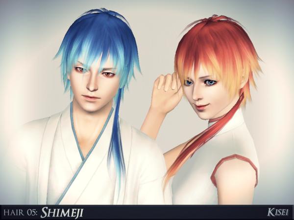The Sims Resource - Shimeji Hair