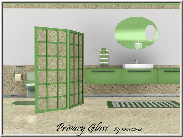 Sims 3 — Privacy Glass_marcorse by marcorse — Privacy glass pattern for screens, etc. Found in Miscellaneous