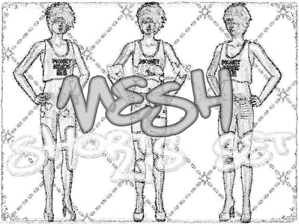 Sims 2 — Shorts set MESH by Nita_hc — -Mesh by Bloom_Marvine.