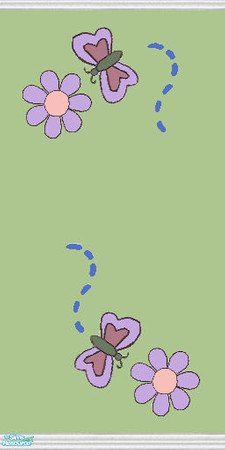 Sims 2 — Children's Murals - Green by clare030182 — Children just love to decorate their own rooms and with this gorgeous