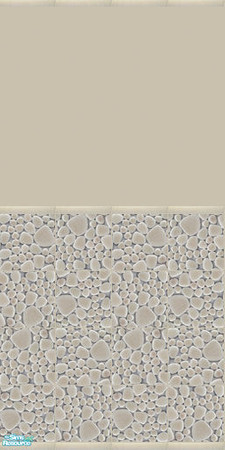 Sims 2 — Little Stones - Icy Sand wall by Mekhi — Tiled wall with kaleidoscopic pattern.Matches my Icy Sand floor. Enjoy!