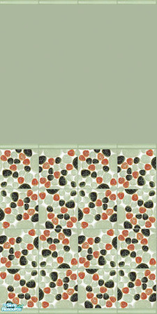 Sims 2 — Little Stones - Verde wall by Mekhi — Tiled wall with kaleidoscopic pattern.Matches my Verde floor. Enjoy!