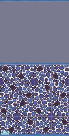 Sims 2 — Little Stones - Cobalto wall by Mekhi — Tiled wall with kaleidoscopic pattern.Matches my Cobalto floor. Enjoy!