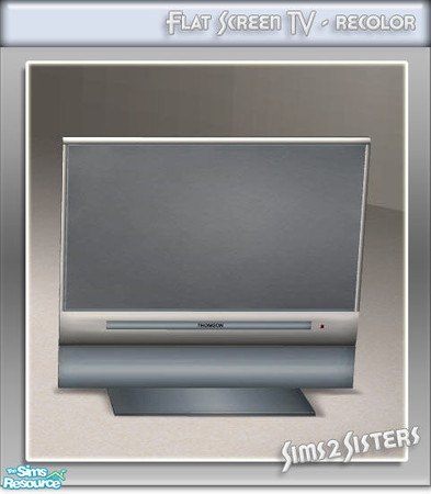 Sims 2 — S2S Flat Screen TV - Recolor by sims2sisters — Great advantage of this TV is that it can be placed on any
