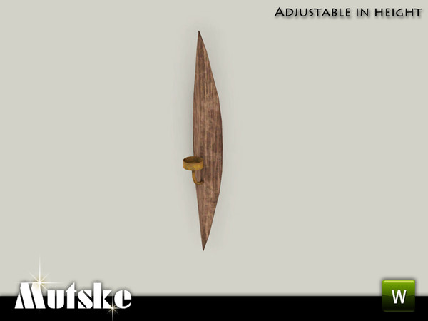 Sims 3 — Brent Wall Candle Holders by Mutske — This Candle holders are part of Brent Living. With 1 slot. 3 Recolorable