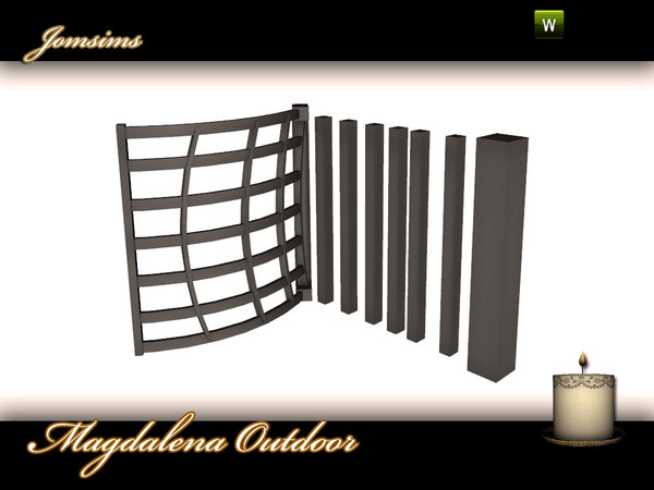 Sims 3 — magdalena outdoor wall part 2 by jomsims — magdalena outdoor wall part 2